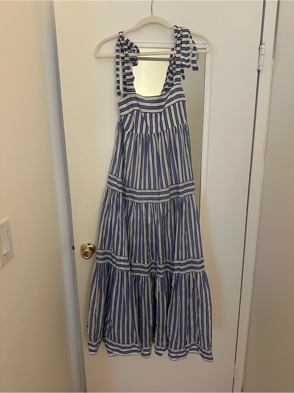 Zimmermann Blue and White Striped Dress